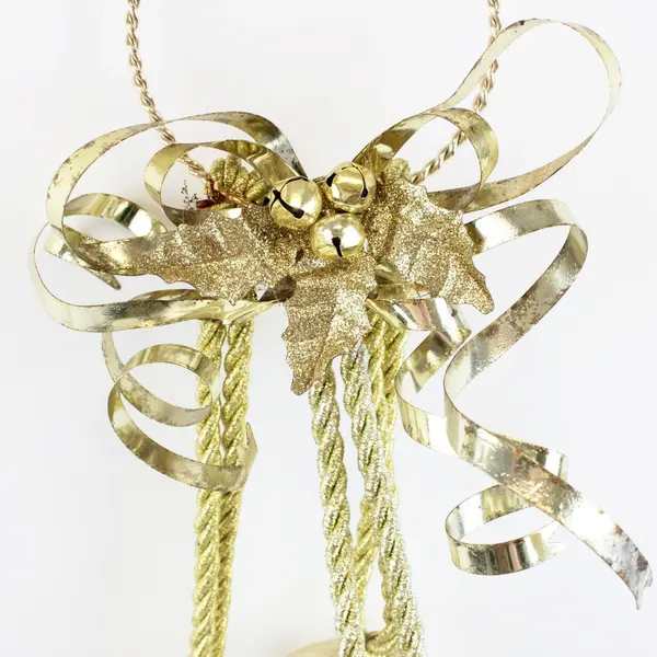 Unbranded Christmas Hanging Decoration 3 Jingle Bells Silver Gold