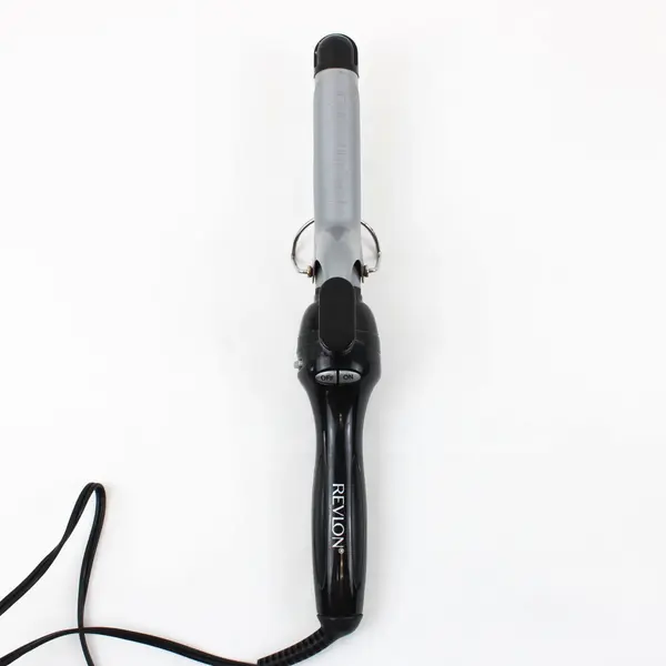 Revlon Perfect Heat RV051 Triple Ceramic Curling Iron Black Silver