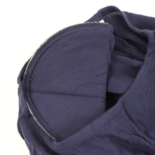 Fitting Image Women's Navy Blue Short Sleeve Top 14W