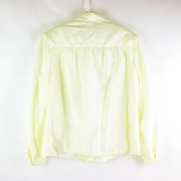 Pykettes Vintage 1980s Off-White Rose Embroidered Blouse Women's 14
