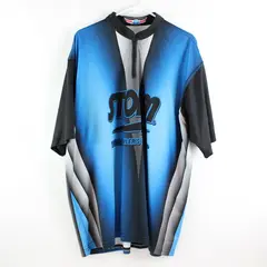 The Bowlers Company Storm 3XL Quarter Zip Shirt Black Blue