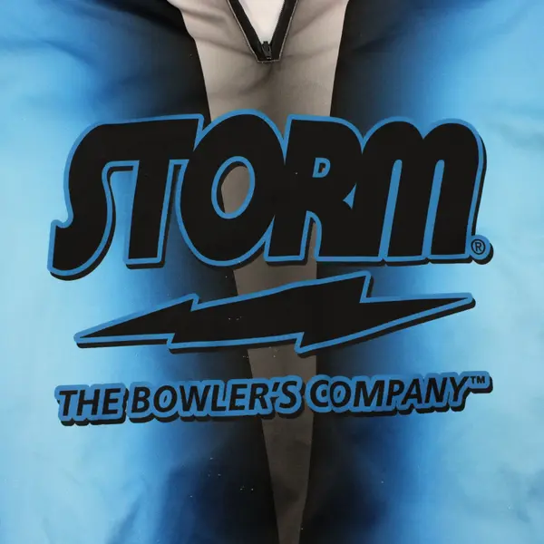 The Bowlers Company Storm 3XL Quarter Zip Shirt Black Blue