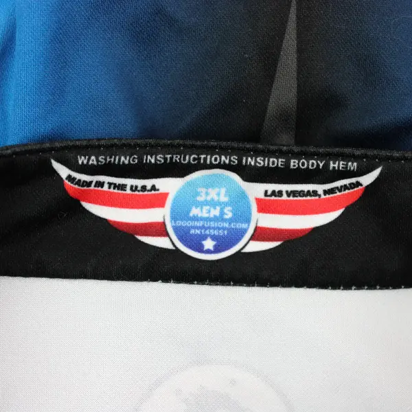 The Bowlers Company Storm 3XL Quarter Zip Shirt Black Blue