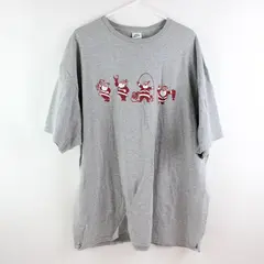 Delta Pro Weight Santa Hunting Fishing Graphic T-Shirt 3XL Light Gray