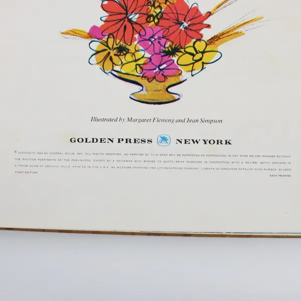 Betty Crocker's New Dinner for Two Cookbook 1964 Golden Press 1st Ed.