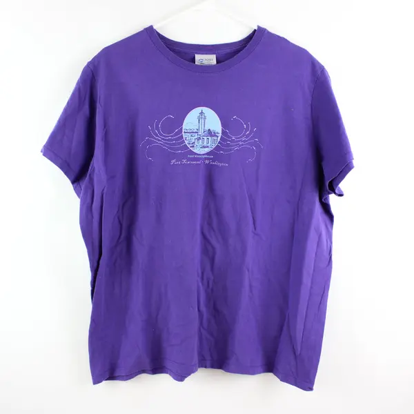 Port & Company Women's Purple Point Wilson Lighthouse Shirt XXL