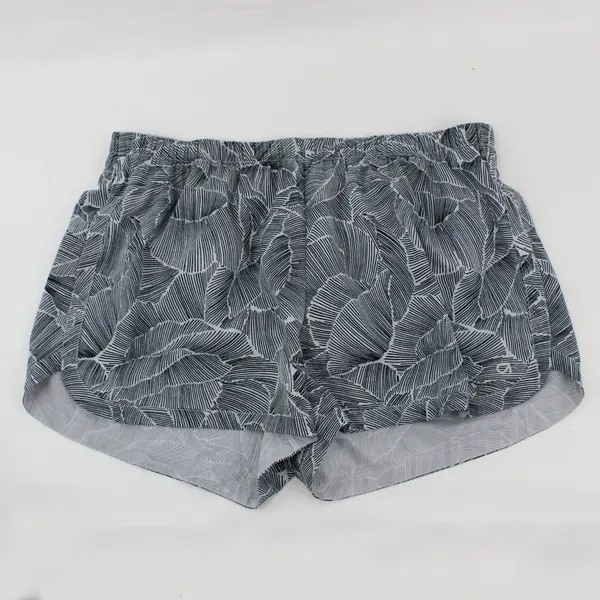 Gap Fit Women's Large Black Gray Athletic Running Shorts