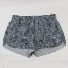 Gap Fit Women's Large Black Gray Athletic Running Shorts