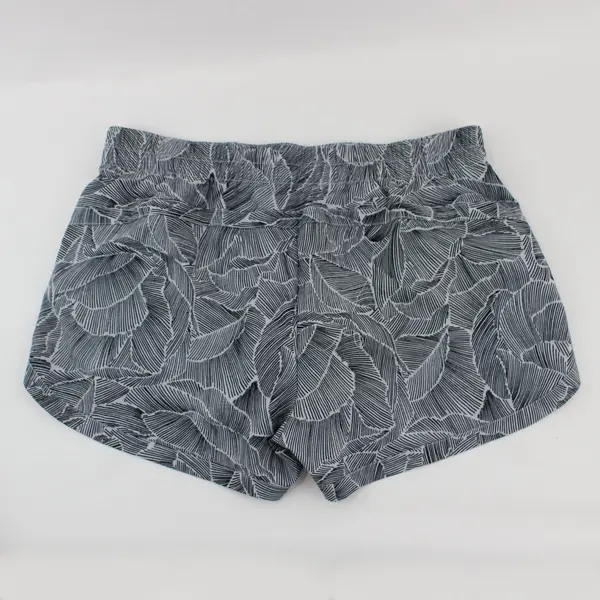 Gap Fit Women's Large Black Gray Athletic Running Shorts