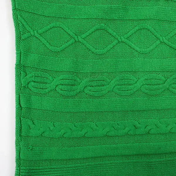 Liz Claiborne Women's Petite PM Green Knit Sweater Long Sleeve