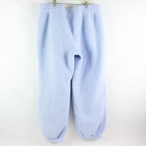No Boundaries Women's Sherpa Pajama Pants Light Blue XL 16-18