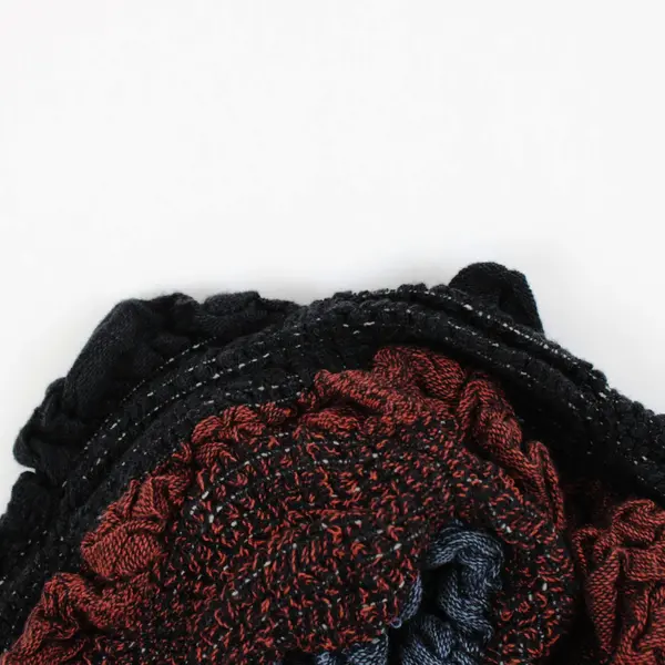 Rising Tide Gray Brown Knit Loop Scarf Women's Cozy Everyday Wear