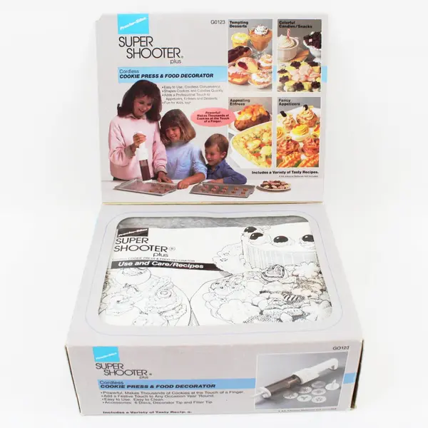 Proctor Silex Super Shooter Plus G0123 Cordless Cookie Press Food Decorator