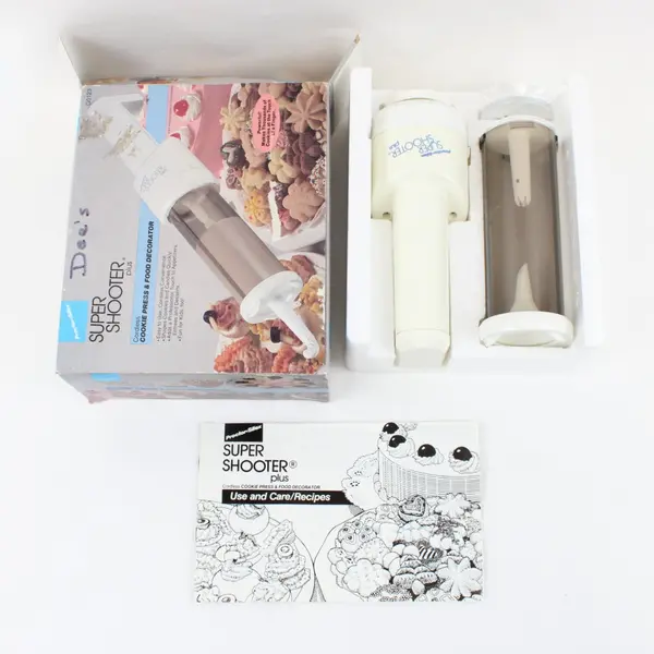 Proctor Silex Super Shooter Plus G0123 Cordless Cookie Press Food Decorator