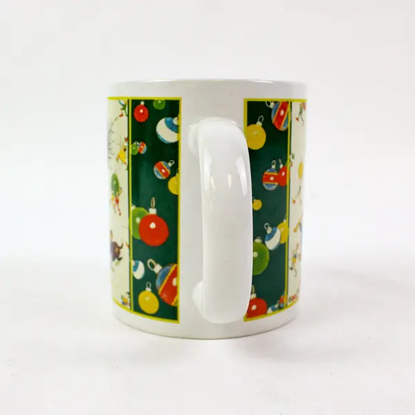 Hallmark Norman Rockwell Bringing Home the Christmas Tree Mug