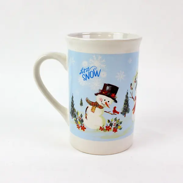 Royal Norfolk Snowman Let It Snow Christmas Coffee Tea Mug