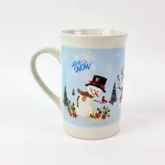 Royal Norfolk Snowman Let It Snow Christmas Coffee Tea Mug
