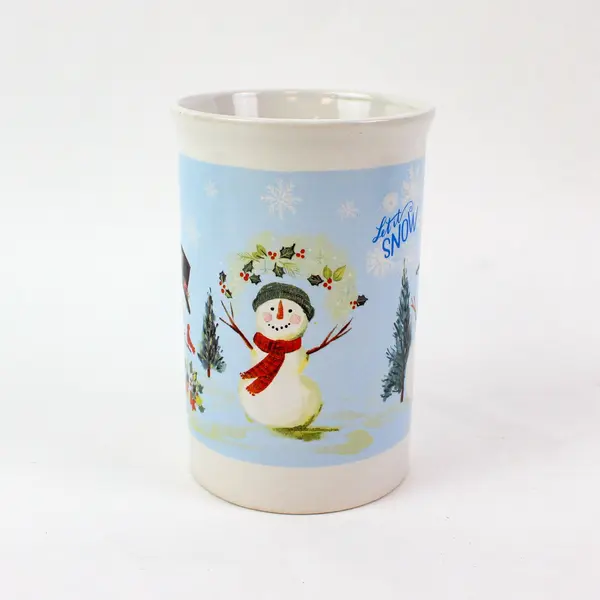 Royal Norfolk Snowman Let It Snow Christmas Coffee Tea Mug