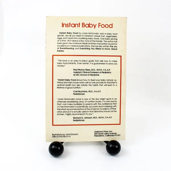 Instant Baby Food Cookbook Linda McDonald 