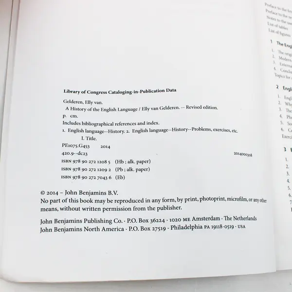A History of the English Language Elly van Gelderen Revised Edition