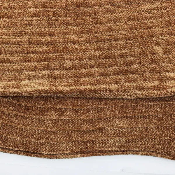 Outside Additions by Stan Herman Brown Knit Scarf 29 x 93 in