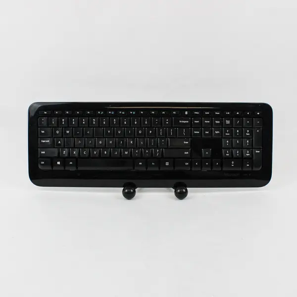 Microsoft Wireless Keyboard 850 Model 1455 Black Cover Missing