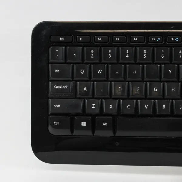 Microsoft Wireless Keyboard 850 Model 1455 Black Cover Missing