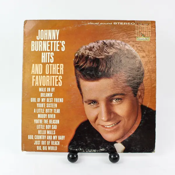 Johnny Burnette's Hits & Other Favorites Liberty LST-7206 Stereo 12" LP