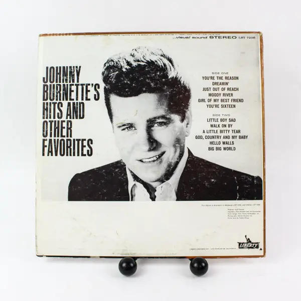 Johnny Burnette's Hits & Other Favorites Liberty LST-7206 Stereo 12" LP