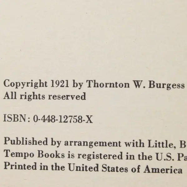 The Adventures of Lightfoot the Deer Thornton W Burgess Tempo Books Paperback