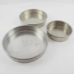 Lot of 3 Magic Line Round Cake Pans Bakeware - 7x2, 9x2, 11x2