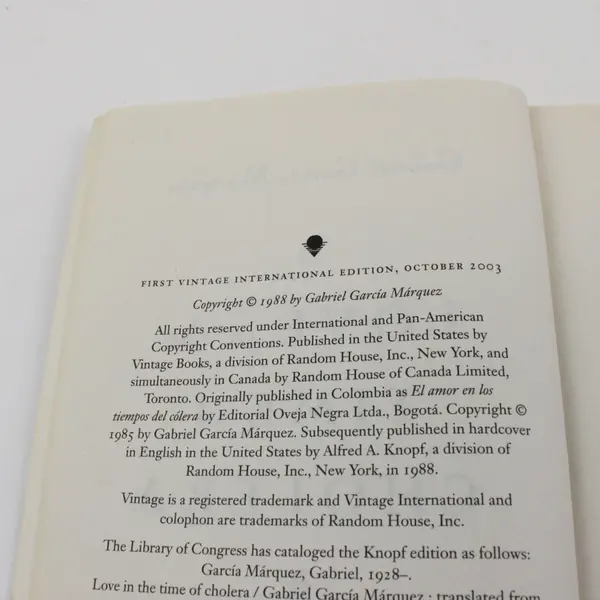 Love in the Time of Cholera Gabriel Garcia Marquez Oprah Book Club