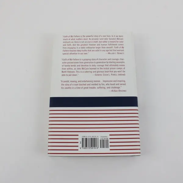 Faith of My Fathers John McCain With Mark Salter Hardcover Memoir