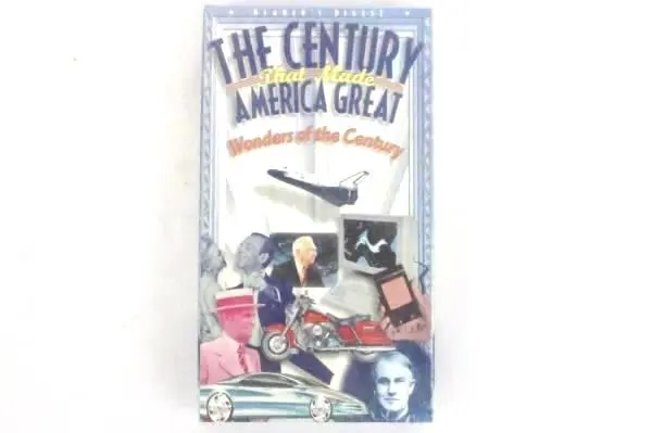 Reader's Digest The Century That Made America Great 3 VHS Set 1996