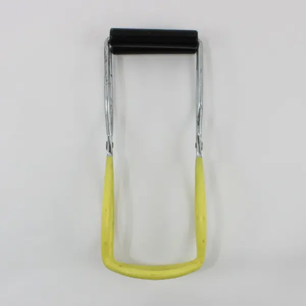 Pair Canning Jar Lifter Tongs Black Handles Yellow Arms Home Canning