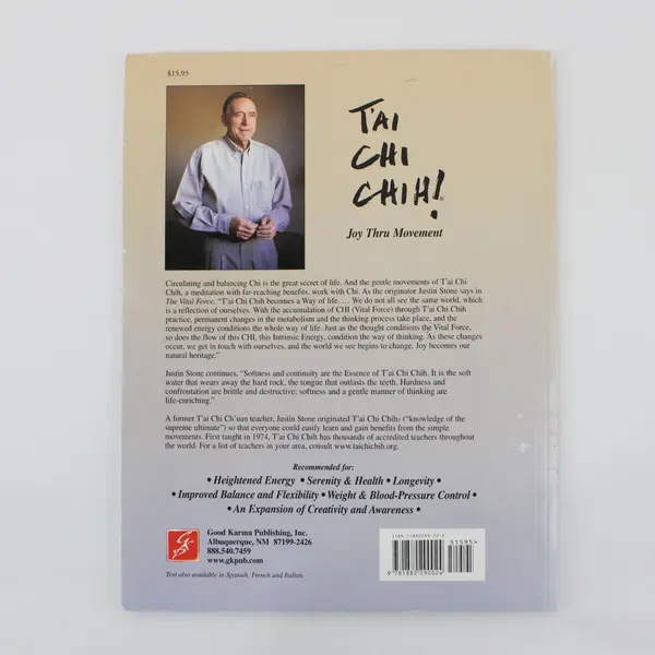 1996 Tai Chi Chih Joy Thru Movement Justin F. Stone Revised Edition Book