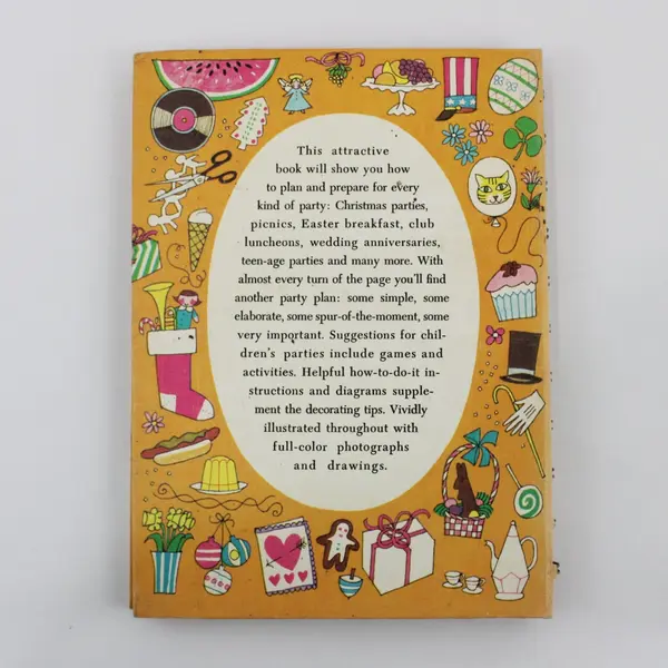 Betty Crocker's Party Book 1960 First Edition Cookbook Recipes Spiral