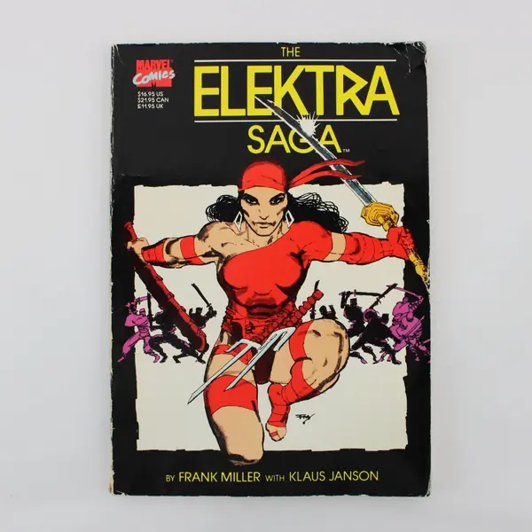 1989 Elektra Saga Marvel Comics Graphic Novel Frank Miller Klaus Janson