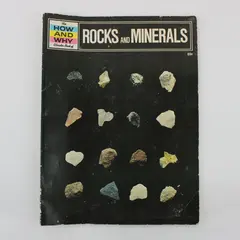 1974 How and Why Wonder Book: Rocks and Minerals Educational Book