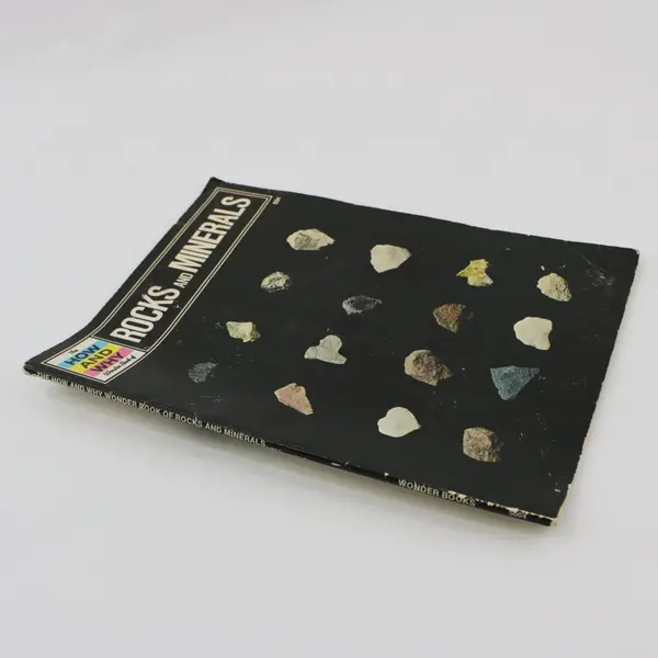 1974 How and Why Wonder Book: Rocks and Minerals Educational Book