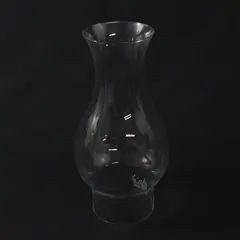 Unbranded Clear Glass Hurricane Lamp Chimney Shade 8.5in Hourglass