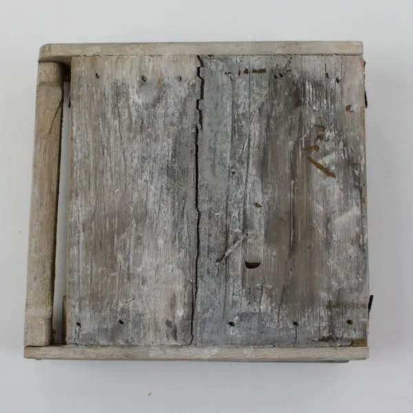 Rustic Wooden Two-Panel Hinged Picture Frame 2 Photos 3.75x5 Tabletop