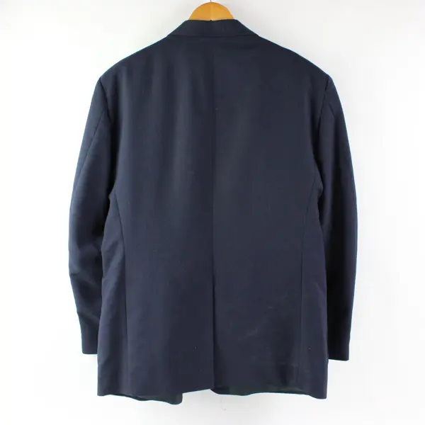 David Taylor Men's Navy Blue Blazer Sport Coat Size 44R