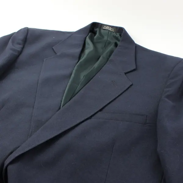 David Taylor Men's Navy Blue Blazer Sport Coat Size 44R