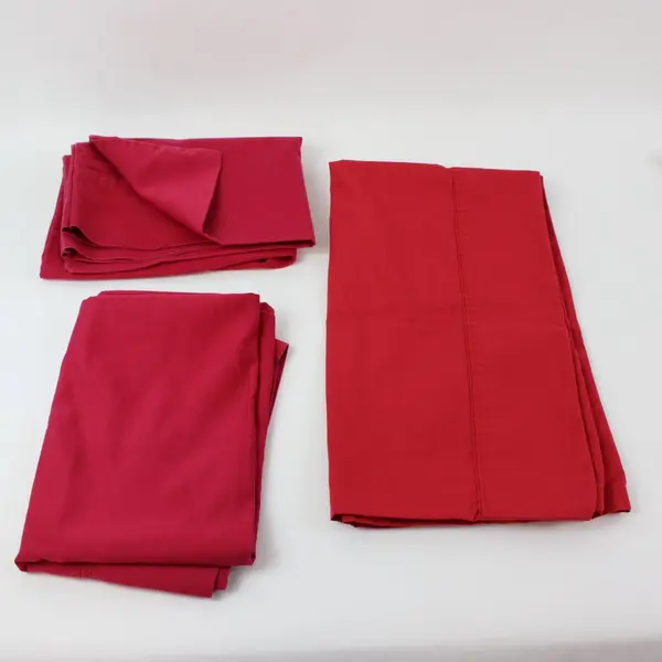 Lot of 12 Solid Color Queen Size Pillowcases