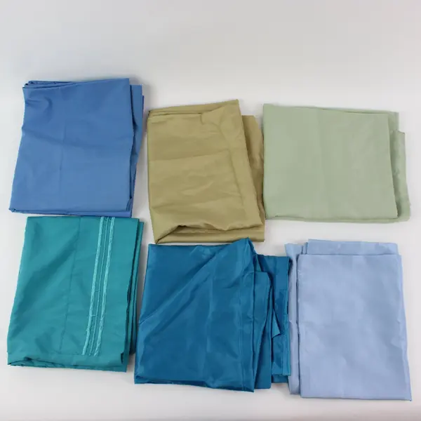 Lot of 12 Solid Color Queen Size Pillowcases