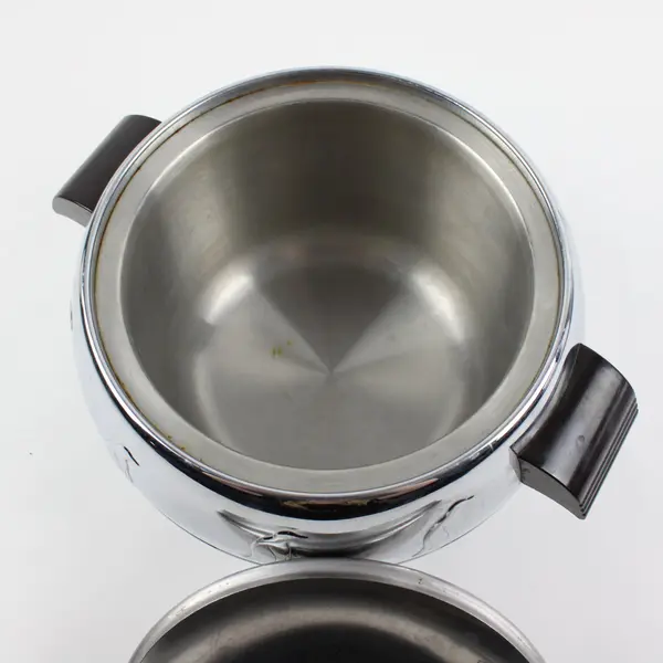 Vintage West Bend Penguin Chrome Hot & Cold Server Ice Bucket