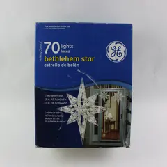 GE 70-Light Bethlehem Star Christmas Decoration Indoor/Outdoor 18x15