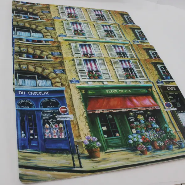 Set of 4 Marilyn Dunlap Le Fleuriste Placemats 