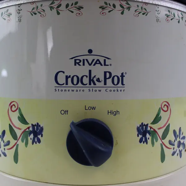 Rival Crock-Pot 4.5 Qt Floral Slow Cooker Model 3045 Removable Crock